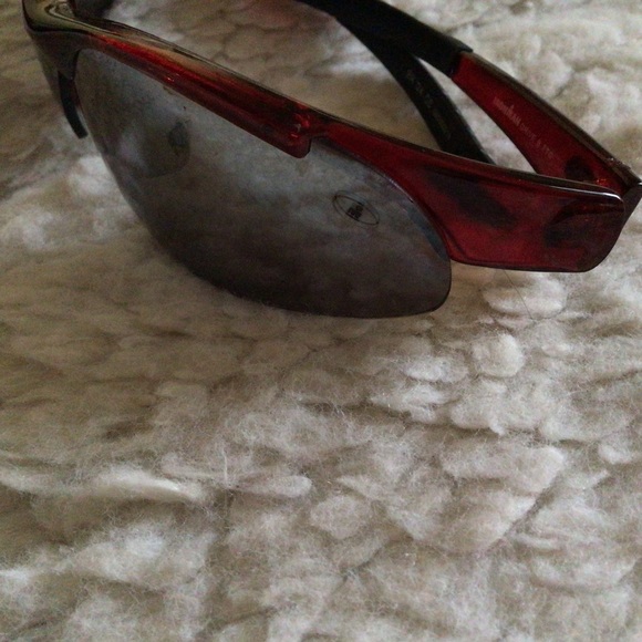 IronMan Drive B FTG Foster Grant Sport Sunglasses SR 04 08 090000218 Red Black - Picture 9 of 11